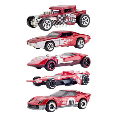 Hot Wheels Diecast Vehicle 5 - Pack 1/64 80th Anniversary - The Happy Toy Store